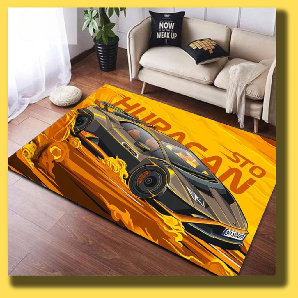 Tapis Chambre Garçon Voiture HURACANE STO