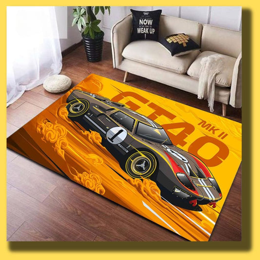 Tapis Chambre Garçon Voiture  MKII GT40